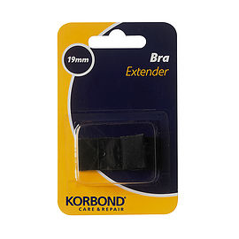 19mm Black Bra Extender 