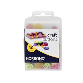 30g Assorted Craft Buttons 