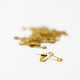 Gilt Safety Pins 36 Piece 