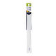 25cm White Nylon Zip 