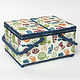 Habby Dreams Twin Lidded Sewing Basket