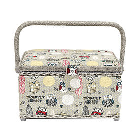 Nightly Forest Medium Sewing Basket