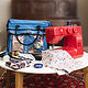 Blue Sewing Machine Bag